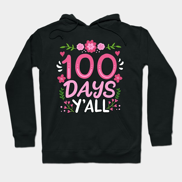 100 Days of School Teacher Student Hoodie by KAWAIITEE